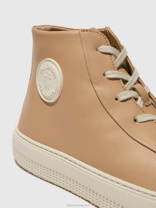 lv Fly London sievietes hi-top trenažieri topy586 nuga 80JP728