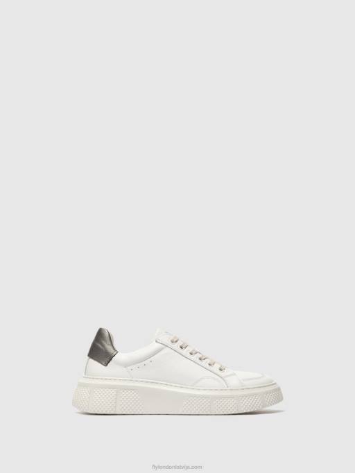 lv Fly London sievietes šņoru trenažieri emmy510 balts 80JP761