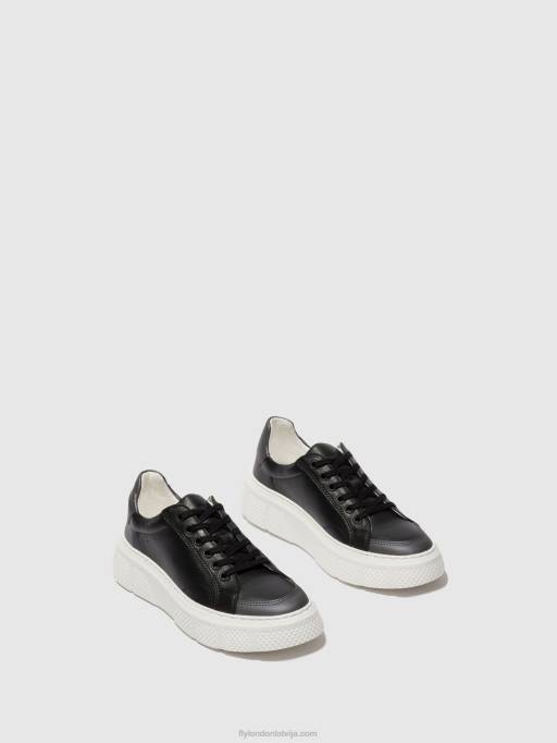 lv Fly London sievietes šņoru trenažieri emmy510 melns 80JP760