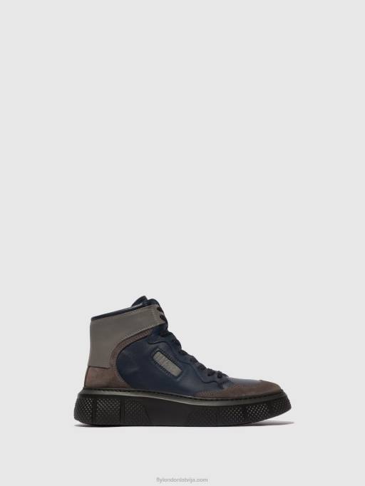 lv Fly London sievietes šņoru trenažieri eppe531 pelēks/navy/pelēks 80JP733