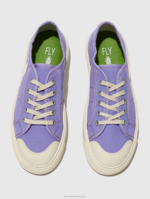 lv Fly London sievietes šņoru trenažieri tere557 lavandas 80JP739
