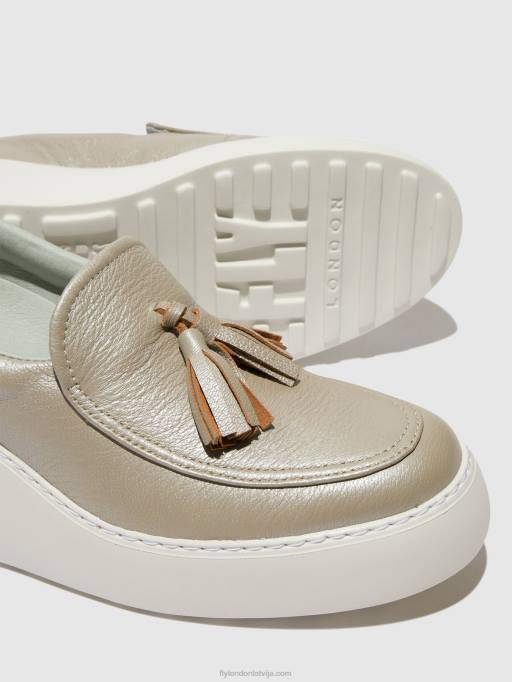 lv Fly London sievietes uzvelkami trenažieri dala579 Sudrabs 80JP705