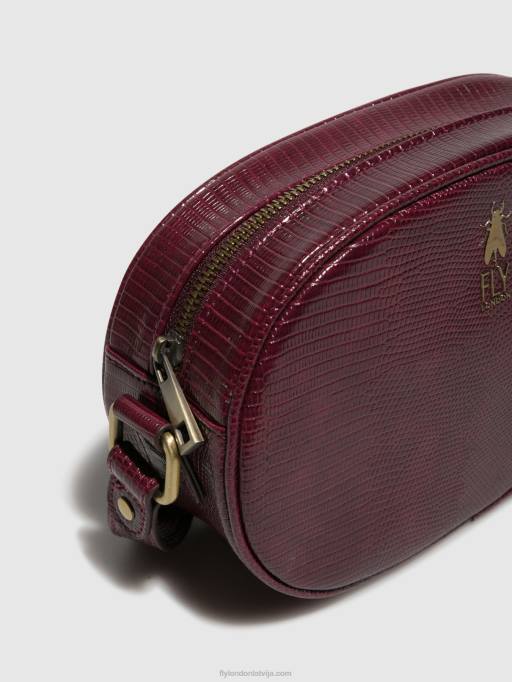 lv Fly London sievietes crossbody somas caos724 bordo 80JP793