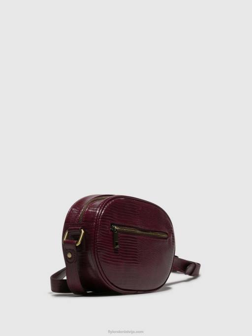 lv Fly London sievietes crossbody somas caos724 bordo 80JP793