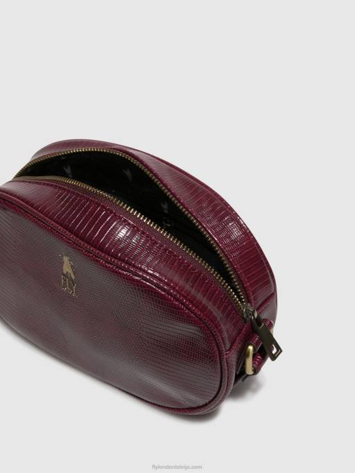 lv Fly London sievietes crossbody somas caos724 bordo 80JP793