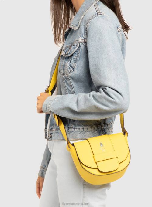 lv Fly London sievietes crossbody somas dita730 dzeltens 80JP776