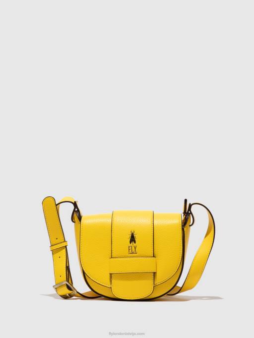 lv Fly London sievietes crossbody somas dita730 dzeltens 80JP776