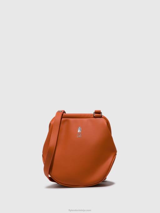 lv Fly London sievietes plecu somas bica712 darvins dk.oranžs 80JP796