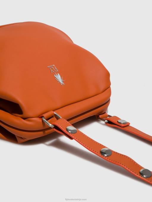 lv Fly London sievietes plecu somas bica712 darvins dk.oranžs 80JP796