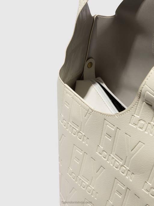 lv Fly London sievietes plecu somas deja737 balts 80JP786