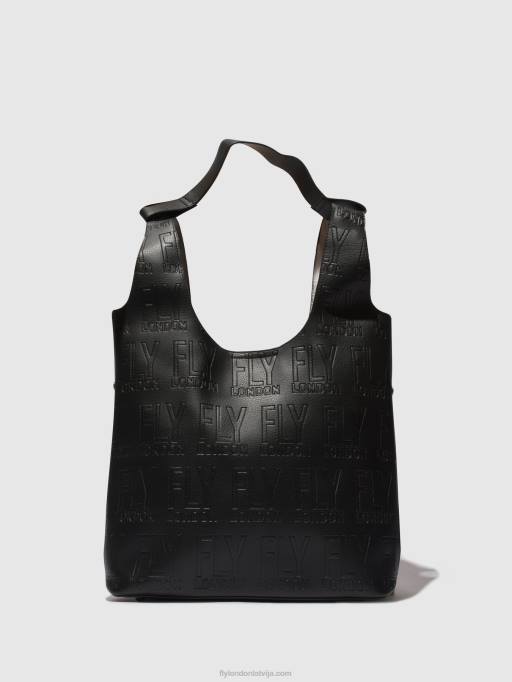 lv Fly London sievietes plecu somas deja737 melns 80JP785