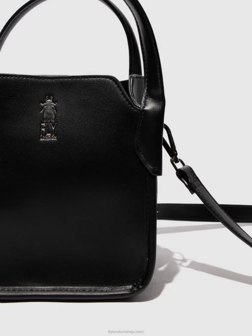 lv Fly London sievietes rokassomu somas gan714 melns 80JP778