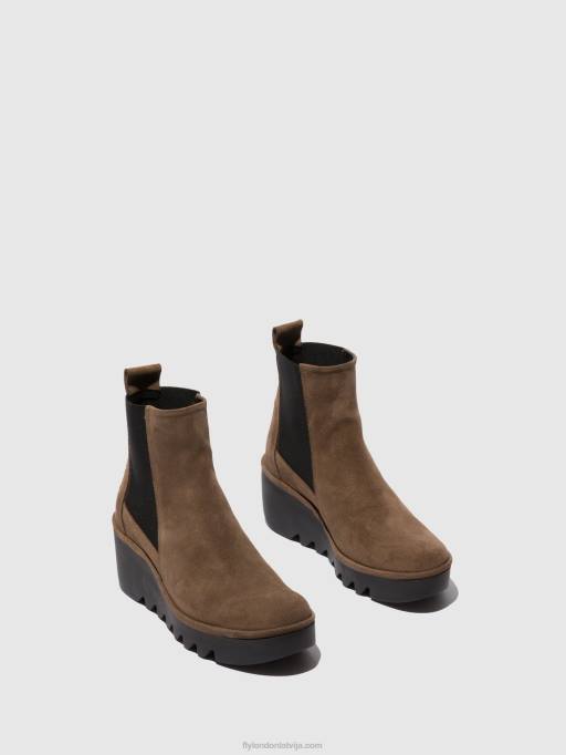 lv Fly London sievietes chelsea puszābaki bagu233 eļļas zamšādas taupe 80JP231