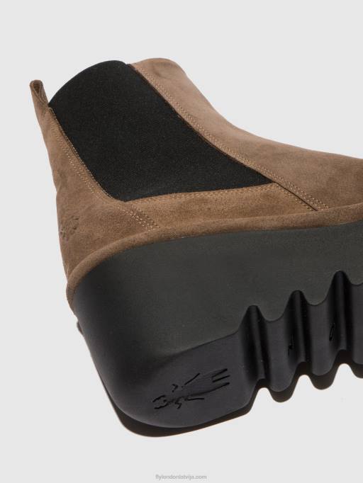 lv Fly London sievietes chelsea puszābaki bagu233 eļļas zamšādas taupe 80JP231