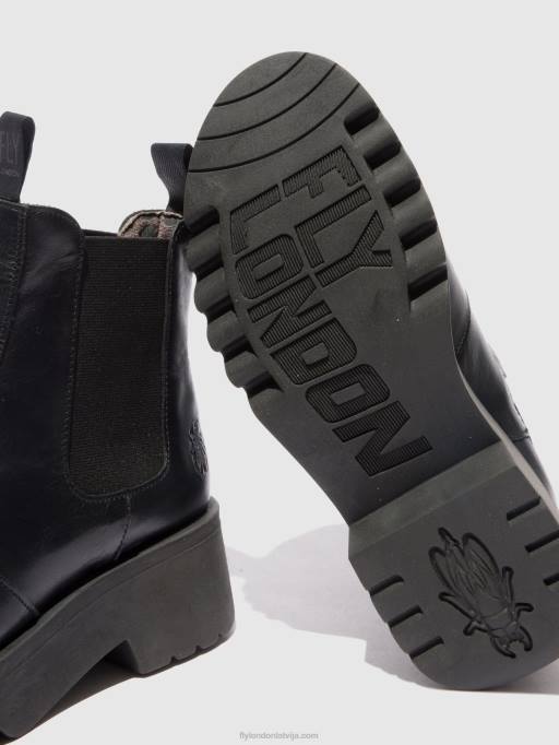 lv Fly London sievietes chelsea puszābaki medi789 paklājs melns 80JP221