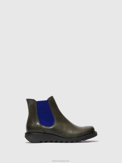 lv Fly London sievietes chelsea puszābaki salv dīzelis (zils elastīgs) 80JP118