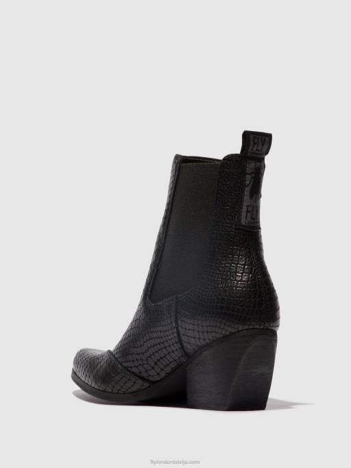lv Fly London sievietes chelsea puszābaki torm911 melns 80JP122