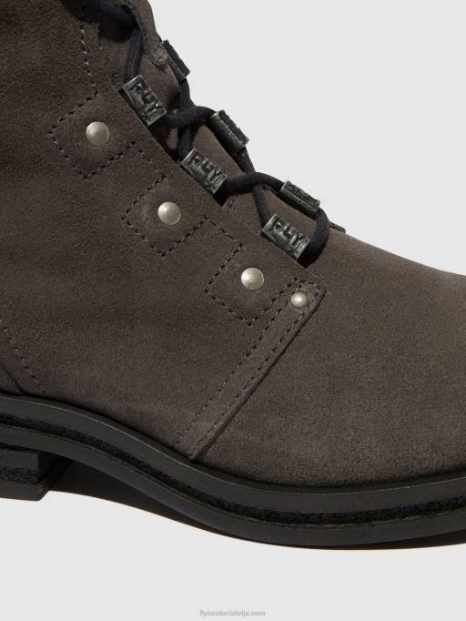 lv Fly London sievietes šņorzābaki puszābaki knot792 dīzeļdegviela 80JP99