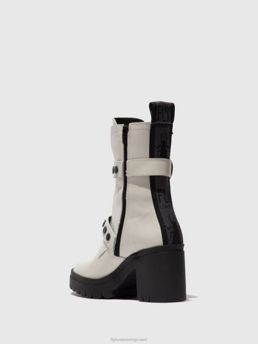 lv Fly London sievietes rāvējslēdzēja zābaki tama888 nausica offwhite 80JP161