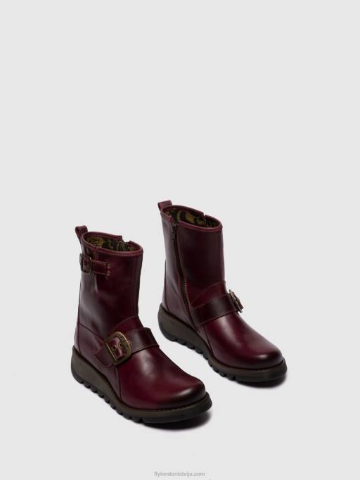 lv Fly London sievietes sprādzes puszābaki sino525 violets 80JP262