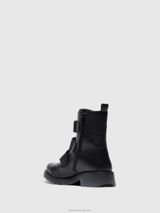 lv Fly London sievietes velcro puszābaki rach790 rio melns 80JP189