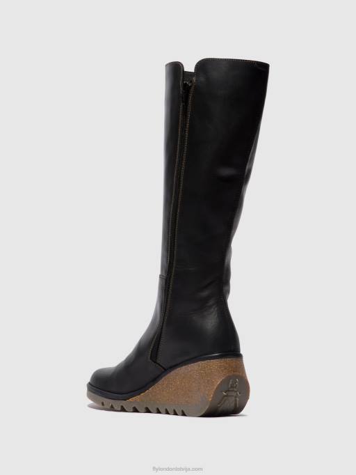 lv Fly London sievietes zip up boots nary328 melns 80JP287