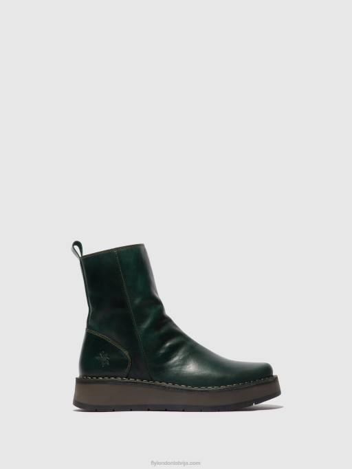 lv Fly London sievietes zip up boots reno053 benzīns 80JP292