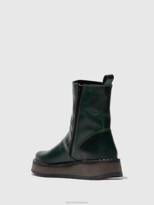 lv Fly London sievietes zip up boots reno053 benzīns 80JP292