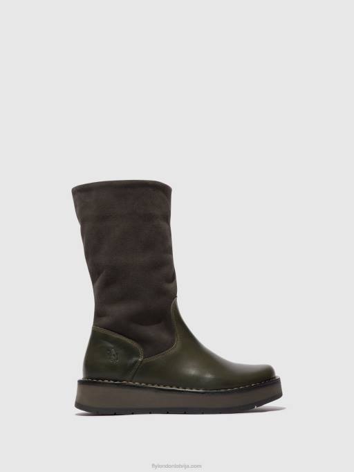 lv Fly London sievietes zip up boots rula083 dīzelis (roze) 80JP298