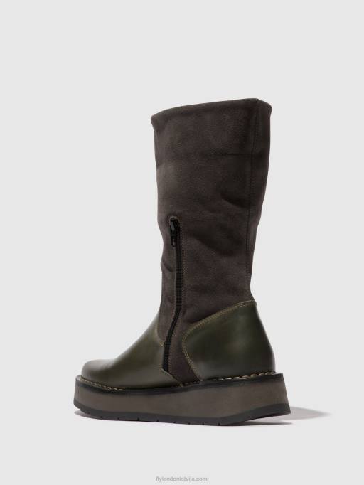 lv Fly London sievietes zip up boots rula083 dīzelis (roze) 80JP298