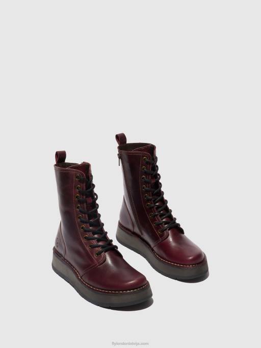 lv Fly London sievietes šņorzābaki rami043 violets 80JP291