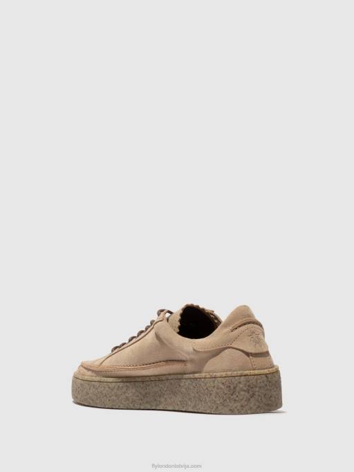 lv Fly London vīriešiem šņorējamas kurpes ronn519 bēšs 80JP829