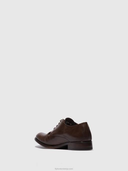 lv Fly London vīriešiem šņorējamo apavu maska576 eko mocca 80JP832