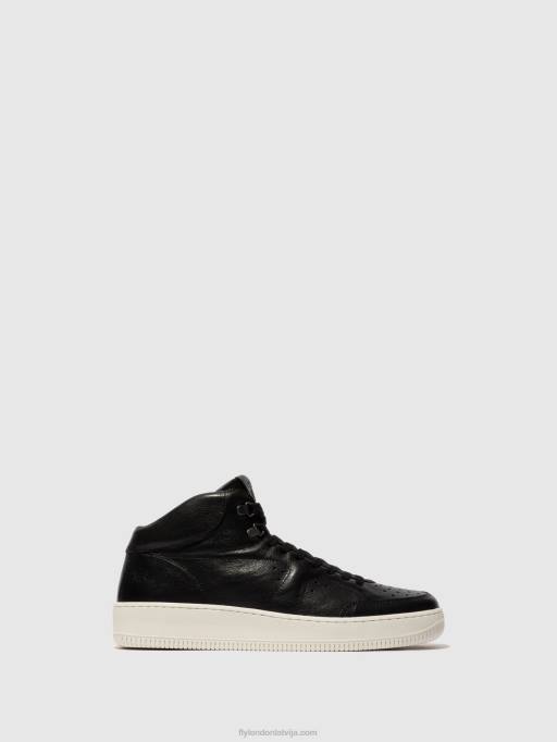 lv Fly London vīriešiem hi-top trenažieri beat514 melns 80JP841