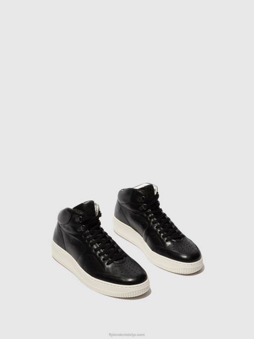 lv Fly London vīriešiem hi-top trenažieri beat514 melns 80JP841