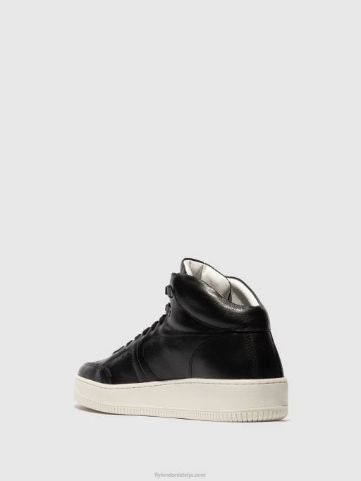 lv Fly London vīriešiem hi-top trenažieri beat514 melns 80JP841